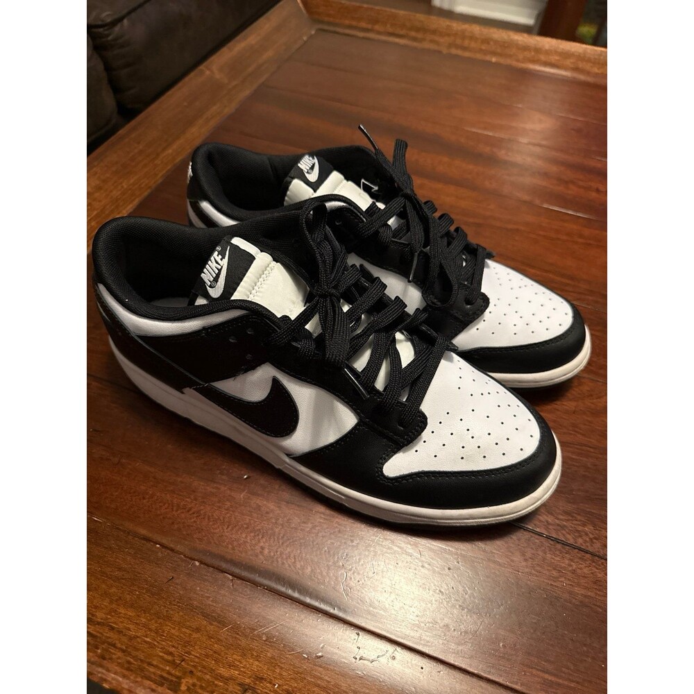 Nike Dunk Low Panda Black White Size 12.5 Mens DD1391-100